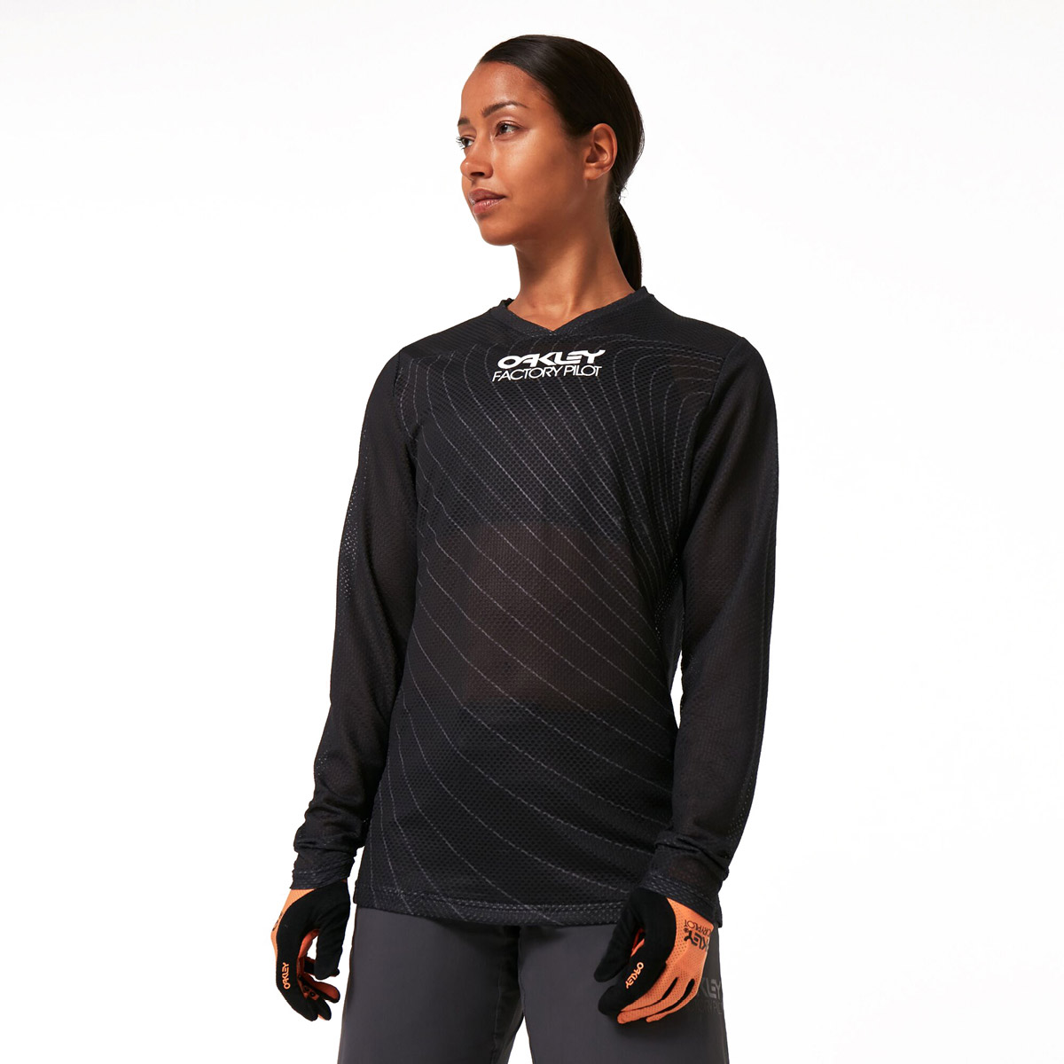 MTB Jersey Langarm Damen Factory Pilot RC