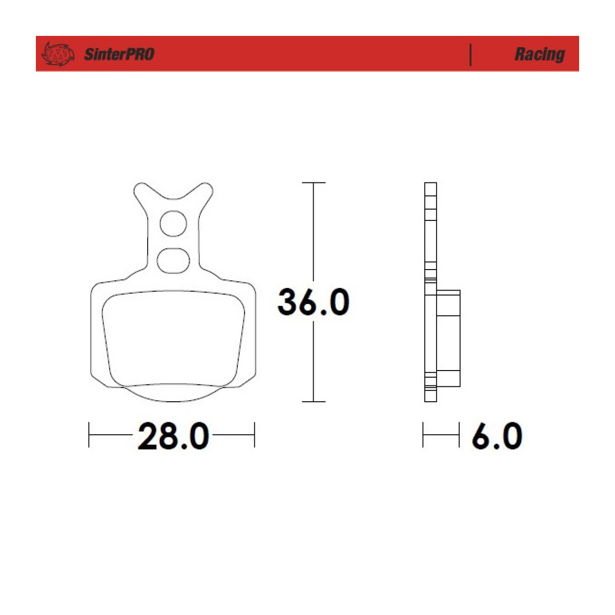 MOTO-MASTER SinterPRO Bremsbelag