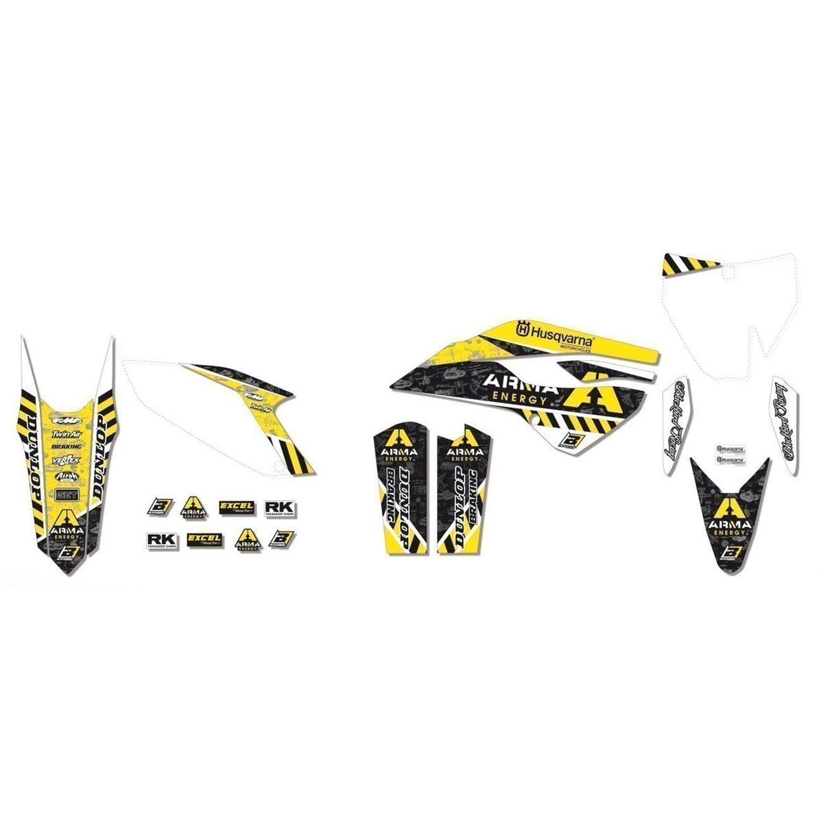 Dekorbogen ARMA ENERGY für HUSQVARNA