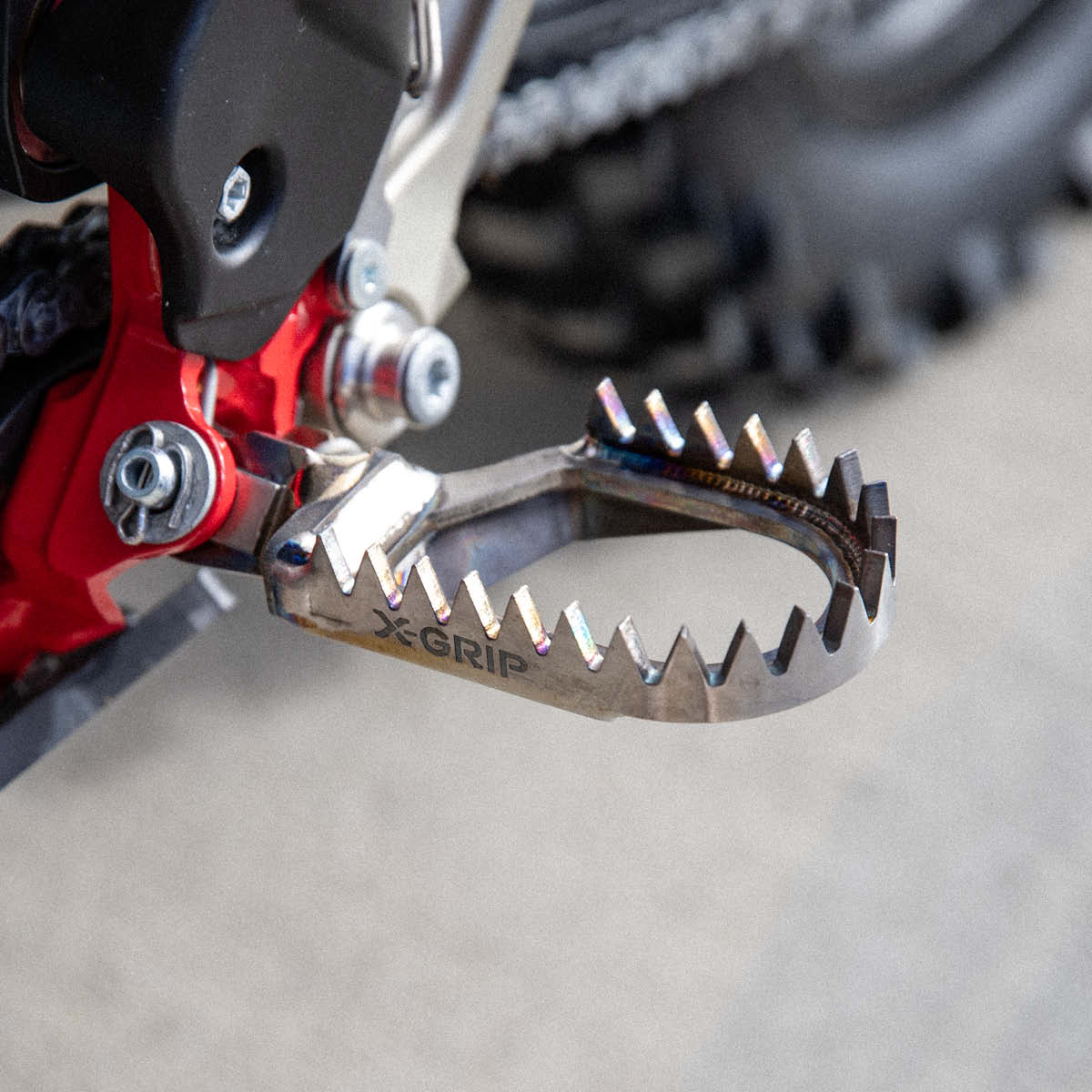 TITAN PIRANHAS Fußrasten V3 für KTM, HQV, GASGAS