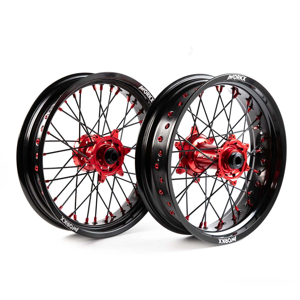 Supermoto Felgen Set für KTM, HQV, GASGAS